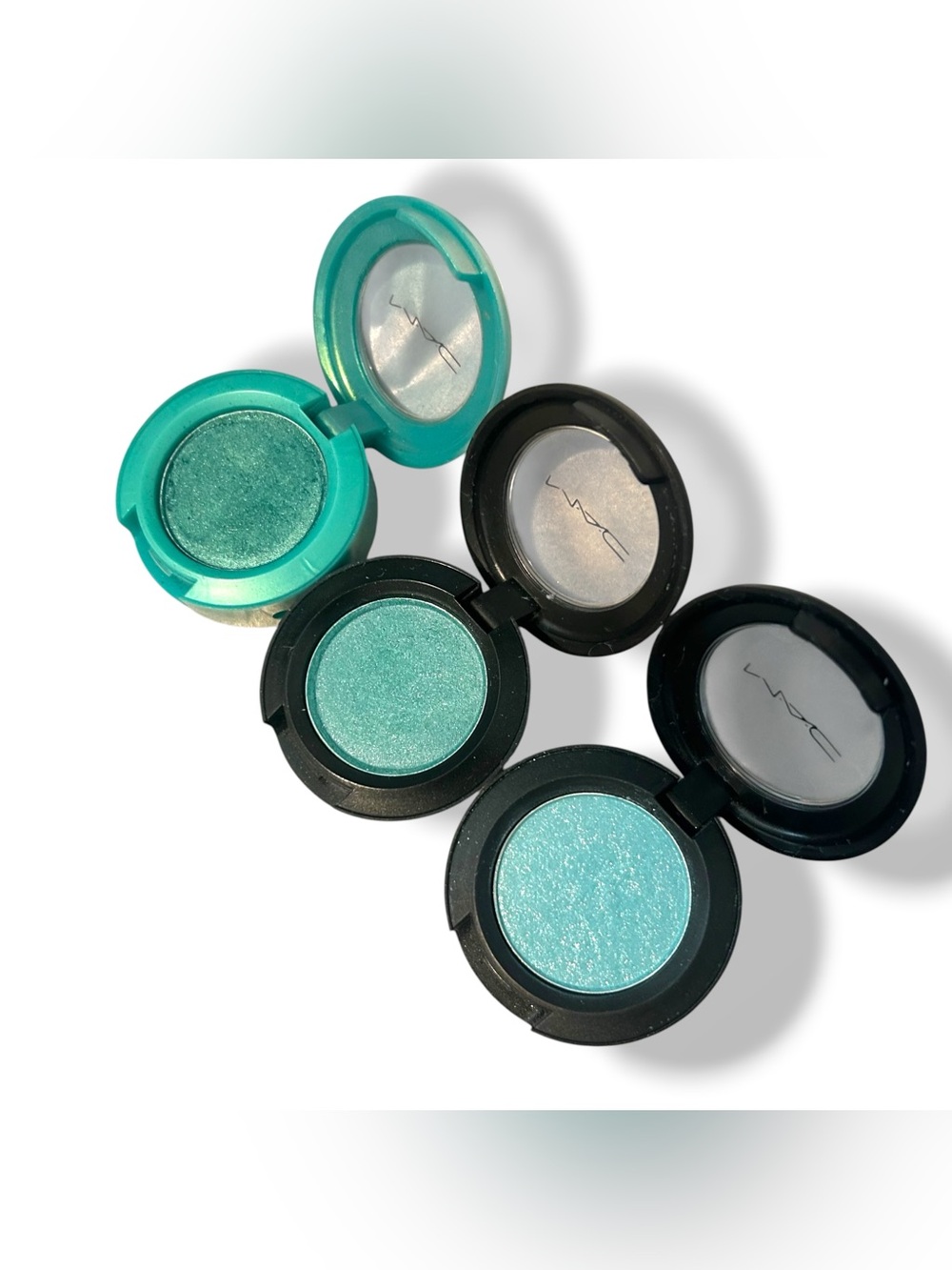 MAC cosmetics eye shadow WATERNYMPH, AQUADISIAC, TURQUATIC discontinued RARE Y2K